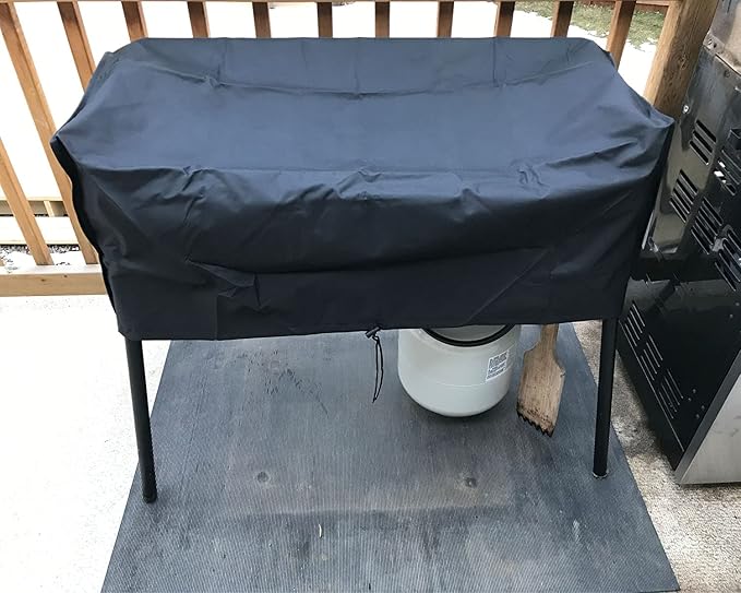 Patio Stove Cover for Camp Chef 3-Burner - Waterproof Outdoor BBQ Stove Cover, 43 Inch - Fits DB90D, PRO90, SPG90B, TB90LW, TB90LWG, TB90LWG15