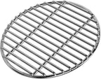 Replacement Grill Grate, BBQ Cooking Grate, 15 Inch Round Stainless Steel Grill, Portable Baking Tray for Camping, Picnic, Garden
