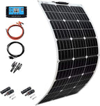 Solar Panel, Flexible Solar Module 300W/600W, 18 V Solar modules Semi-Flexible Mono Solar modules, for Off-Grid Applications at Home, Camping, car, Mobile Home, Boat,300W