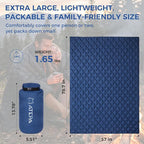 ATEPA Wearable Sleeping Bag, Recycled Warm Winter Camping Blanket Wearable Poncho for Outdoor, Stadium Sports Women Men
