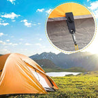 24 Pcs Tarp Clips with Carabiner - Heavy Duty Lock Grip Thumb Screw Camp Tent Clamp Clip for Awnings Outdoor Camping Caravan Canopies Car Covers Swimming Pool Covers with Buckle