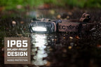 Spec Ops Tools Rechargeable LED Headlamp with Removable Light, 280 Lumens, Waterproof, Adjustable Headband, 2 Light Modes, 3% Donated to Veterans, Tan/Black