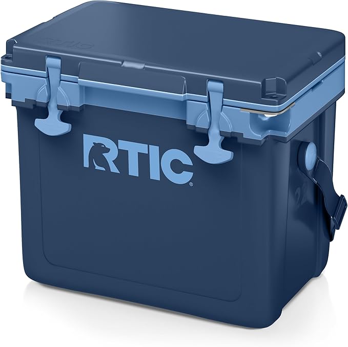 RTIC Ultra-Light 22 Quart Hard Cooler Insulated Portable Ice Chest Box for Drink, Beverage, Beach, Camping, Picnic, Fishing, Boat, Barbecue, 30% Lighter Than Rotomolded Coolers