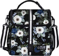 VLM Lunch Box for Women, Insulated Lunch Bag Women with Adjustable Shoulder Strap, Cute Lunch Tote Bag for Work,Picnic,Camping