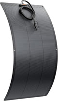 Jackery SolarSaga 100W Light Solar Panel, 25% Conversion Efficiency Bifacial Panels, At 4.52 lbs, IP68 Waterproof and 221° Bendable for Balconies, Rooftops, RVs, Off-Grid Solar Panel Kits, PV Charging