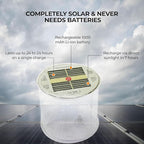 ByteX Solar Rechargeable Inflatable LED Lanterns 90 Lumens, Waterproof, USB Charging, Ideal for Camping, Backpacking, Emergencies, Lightweight, Portable, Durable Lanterns for Outdoor Adventures (2)