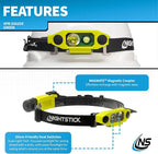 Nightstick XPR-5562GX DICATA Intrinsically Safe USB Low-Profile Dual-Light Headlamp
