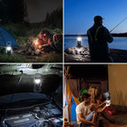 2024 Upgrade Solar Powered Camping Lantern with Fan - Stay Cool and Well-lit During Outdoor Adventures with This Versatile Lantern Featuring a Built-in Fan for Added Comfort.