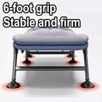 Folding Bed with Mattress Adopted 30mm Wider Square Tube Camping Cot 85cm Wide No Installation Required for Home, Office, Camp, Travel, Vacation