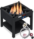 ARC Single Burner Propane Stove, 200,000BTU High-Pressure Outdoor Propane Stove Cooker Propane Burner, 16.5" Heavy Duty Burners for Outdoor Cooking Turkey Fry,Crawfish Boil,Homebrewing