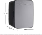 Frigidaire Portable 10L, 15-can Mini Fridge Brushed Stainless Rugged Refrigerator, EFMIS188-SS