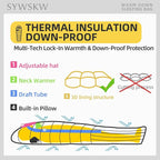 Down Sleeping Bag with Pillow for Backpacking,15℉ 5℉ 0℉ Wide Down Sleeping Bag (86.6 in x 33.5 in) for Adults,Youth Camping and Hiking Outdoor with 680FP Duck Down