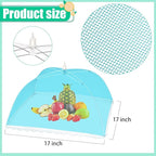 5 Pack Food Cover Tents, Food Covers for Outdoors, Mesh Cover, Reusable and Collapsible Outdoor Picnic Net for Parties Picnics, BBQs, Fruit Covers