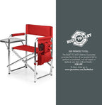 Picnic TIME NFL Unisex-Adult NFL Sports Chair with Side Table, Beach Chair, Camp Chair for Adults