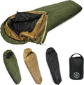 MT Military Modular Sleeping System, 3-Layer, Cold Weather Sleeping Bag, Waterproof Bivy Cover, Vacuum Compression Sack