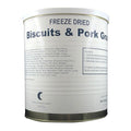 Military Surplus Freeze-Dried Biscuits and Pork Gravy – 18 oz, Emergency Survival food Supply, Meal Prep, Camping & Hunting – 25-Year Shelf Life – #10 Can – Made in USA – Backpacking & Outdoor Ready - 8 Servings