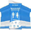 DIBBATU Disposable Urine Bag, 12/24 PCS Pee Bags for Travel for Women/Men, 800ML Emergency Portable Urinal Bag and Vomit Bags, Unisex Urinal Bag for Camping, Traffic Jams, Pregnant, Patient