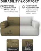 Portable Inflatable Couch for Camping with Built-in Pump Durable Inflatable Furniture Comfortable Blow Up Couch Stylish Outdoor Air Sofa Perfect for Backyard Beach Music Festival Party | Auto Cordless Pump, Durable Fabric, Puncture Resistant, Stain-Res...