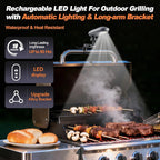 Grill Lights for Outdoor Grill with Rechargeable Battery for Blackstone Griddle and Weber Grill, Blackstone Griddle Accessories, BBQ Grilling Accessories for Outdoor Grill, Gifts for Men Dad