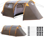 Generic Oxford 2-Person Backpacking Tent Windproof 4 Season Tent Rainproof Waterproof Tent for Camping Hiking Cycling