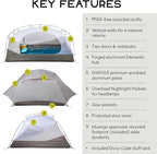 NEMO Equipment Aurora Backpacking Tent & Footprint | Backpacking, Footprint