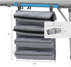 CORE Hanging Organizer | Fits The 4 Foot Outdoor FlexRail Camp & Cook Table | Portable for Beach, Picnic, Backyards, BBQ, Tailgate, Patio, and Party