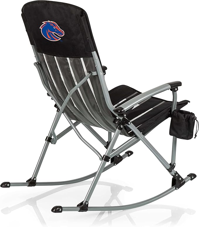 Picnic TIME NCAA Unisex-Adult NCAA Outdoor Rocking Camp Chair, XL Heavy Duty Camping Chair for Adults