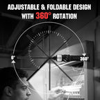 Magnetic Work Light,1200LM Magnetic LED Work Light Rechargeable Foldable Light Bar,360°Rotation 5 Modes, Portable Power Bank for Auto Repair,Grill,Camping and Outdoor