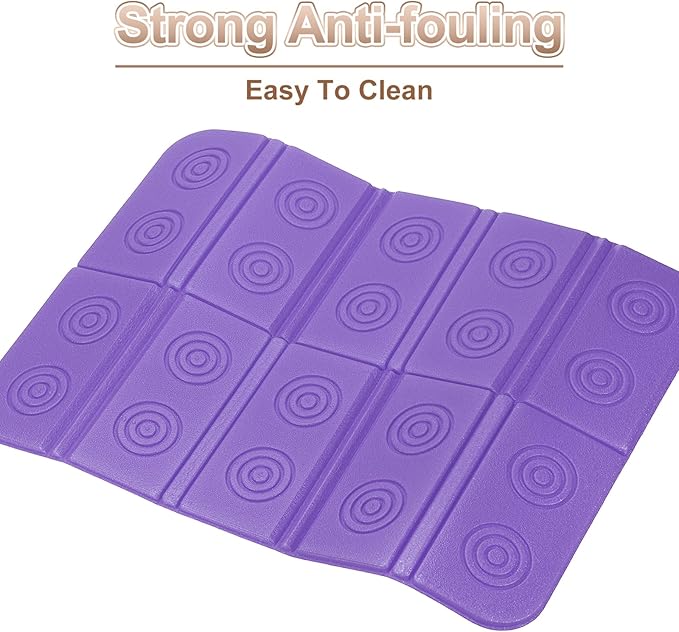 Folding Foam Mat, Mini Portable Lightweight Mini Waterproof Folding Mat Fit for Backpacking Hiking Camping Kneeling Outdoor Activities