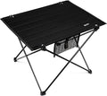 ONETIGRIS Foldable Camping Table, Lightweight Portable Table Sturdy & Quick Setup, Holds Up to 66 lbs, Perfect for Camping, Hiking, Backpacking, Picnic, Beach, Travel
