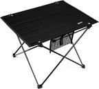 ONETIGRIS Foldable Camping Table, Lightweight Portable Table Sturdy & Quick Setup, Holds Up to 66 lbs, Perfect for Camping, Hiking, Backpacking, Picnic, Beach, Travel