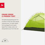 MARMOT Crane Creek 2P/3P Camping and Backpacking Tents & Footprints