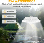 Portable Rechargeable Camping Lights, Tent Lights LED Lantern Power Solar Battery Powered, 5 Lighting Modes, IP65 Waterproof Flashlight for Hiking/Emergency/Night Fishing