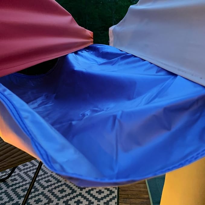 10 Ft Canopy Rain Gutter for Pop Up Canopy, Tent Accessories for Rains, Drainage on Both Sides of Canopy Gutter(Blue)