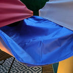 10 Ft Canopy Rain Gutter for Pop Up Canopy, Tent Accessories for Rains, Drainage on Both Sides of Canopy Gutter(Blue)