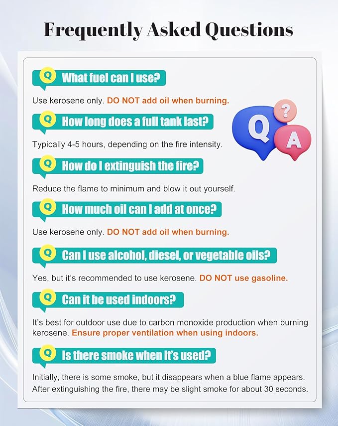 Camping Picnic Burner Furnace, Efficient Portable Camping Stove, Backpacking Oil Stoves Cooker Cookware, Handy Outdoor Portable Kerosene Stove (Square)