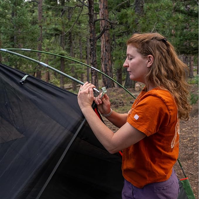 Kelty Wireless Freestanding Camping Tent, 2 4 or 6 Person Size, Huge Interior and Peak Height, Intuitive + Easy to Pitch, Color Coded Setup