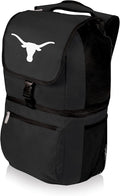 PICNIC TIME NCAA Texas Longhorns Zuma Backpack Cooler, Soft Cooler Backpack, Lunch Cooler, (Black)