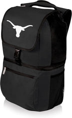 PICNIC TIME NCAA Texas Longhorns Zuma Backpack Cooler, Soft Cooler Backpack, Lunch Cooler, (Black)