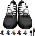 Running lights for runners,Lights for walking at night,IPX5 Running shoe lights waterproof,Shoe light,2Pcs Shoe headlights Used for Dog Walking, Walking Tours Camping, Suitable for Adults Kids(Black)