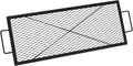 onlyfire Fire Pit Grill Grate, Heavy-Duty Steel Cooking Grate with X-Marks Design for Outdoor BBQ, Camping, Group Gatherings - 36“ X 15”