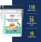 Augason Farms Breakfast and Dinner Variety Pail Emergency Food Supply Everyday