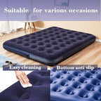 King Size Air Mattress Inflatable Bed, Blow Up Mattress Camping Sleeping Pad