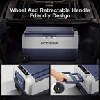 BODEGACOOLER 12 Volt Car Refrigerator,64 Quart Portable Car Freezer Fridge Bluetooth Control,(60L) -4℉-68℉ Electric Cooler 12/24V DC and 100-240V AC for Travel,Camping,RV,Boat Road Trip Tailgating