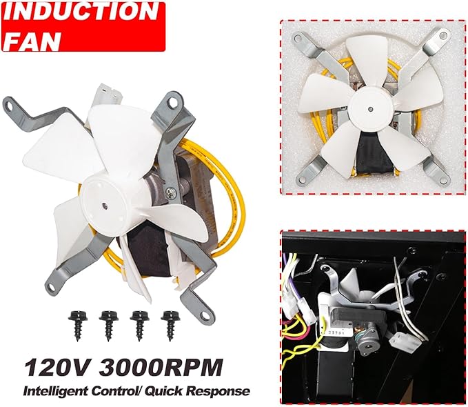 Complete Grill Upgrade Kit - 2.0 Auger Motor, Induction Fan, Fire Burn Pot, Hot Rod Ignitor & Power Cord-Compatible with Traeger, Pit Boss, Camp Chef, Z Grills & More Wood Pellet Grills
