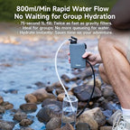 Portable Electric Water Filter - 0.01 Micron Outdoor Camping Water Purifier for Hiking, Camping Water Filtration System Survival,Travel and Emergency-Green