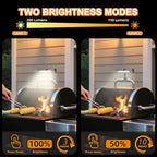 Barbecue Grill Light Designed for Blackstone & Weber Grill, Blackstone Griddle Accessories, Rechargeable LED Light for Outdoor, Grilling Accessories, Smoker BBQ Grilling Gift for Men Dad Him