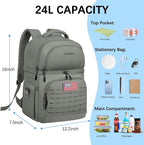 Goloni 40L Insulated Cooler Backpack, Leakproof Lightweight Soft-Sided Cooler with Cooler Compartment