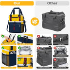 Maelstrom Lunch Box for Women, 20L Insulated Lunch Bag Men, Leakproof Double Deck Cooler Bag, Soft Lunch Cooler with Quick Access Flip-Top Lid for Work, Beach,Travel, Camping