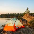 Horizon Lite 2 Ultralight 2-Person Backpacking Tent – Freestanding, 3-Season, Waterproof Double-Door Design – Seafoam Blue